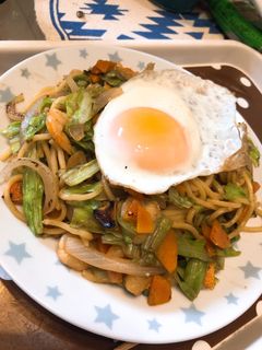 アレンジ☆ガーリック塩焼きそば-レシピのメイン写真