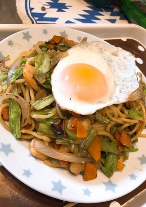 アレンジ☆ガーリック塩焼きそば-レシピのメイン写真