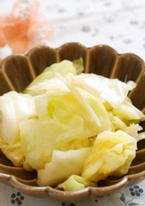 春キャベツの甘酢しょうが和え-レシピのメイン写真