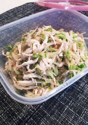 むね肉とキャベツともやしのごま酢和え★-レシピのメイン写真