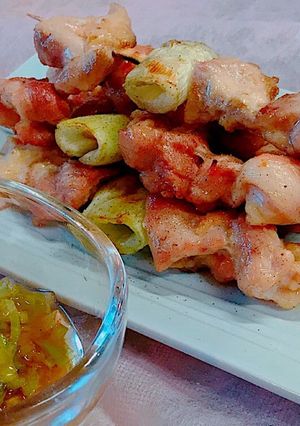 ねぎ塩ダレで！焼き鳥-レシピのメイン写真