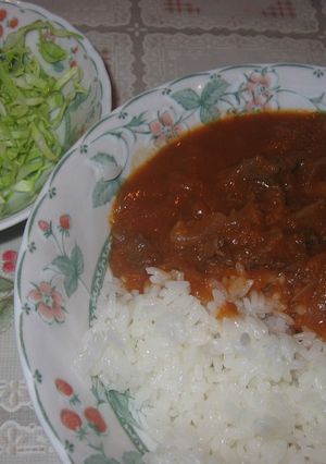 ルウもデミ缶も使わないハヤシライス-レシピのメイン写真