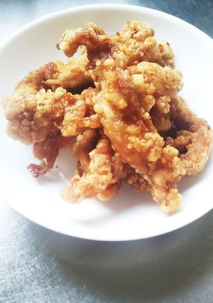フライパンで！せせりの唐揚げ(^w^)-レシピのメイン写真
