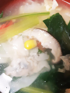 焼売の日は!雲呑スープ-レシピのメイン写真