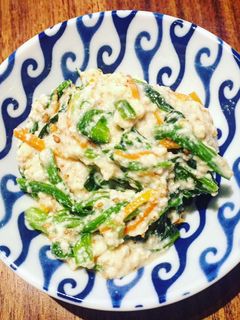 簡単◎ほうれん草の白和え-レシピのメイン写真