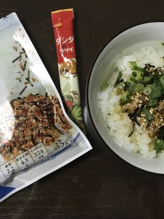 簡単!ふりかけ茶漬け-レシピのメイン写真