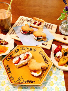 HMで簡単♪スコーンサンド♡-レシピのメイン写真