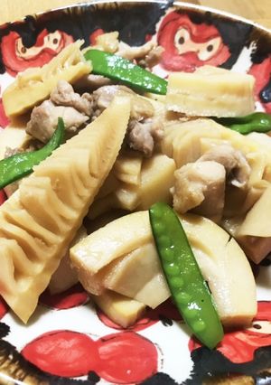 タケノコと鶏肉の煮物-レシピのメイン写真