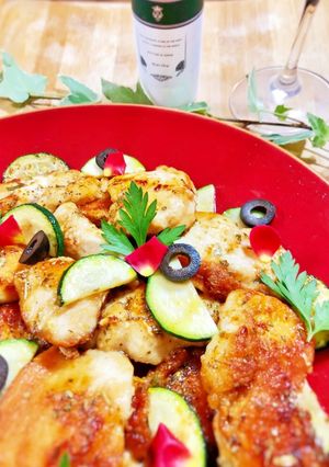 ＊鶏胸肉のローズハーブソテー＊-レシピのメイン写真