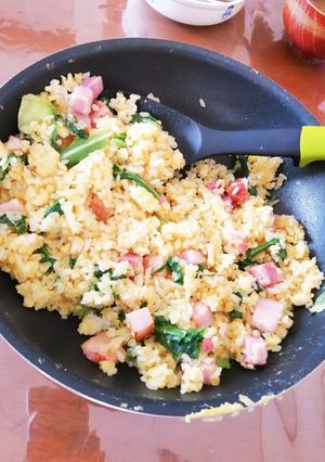 レタスとベーコンのチャーハン-レシピのメイン写真
