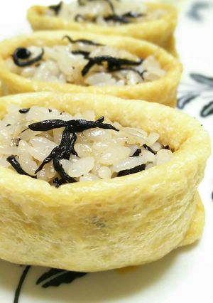 ✿ひじきご飯入り お稲荷さん✿-レシピのメイン写真