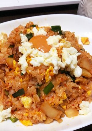 ズボラ飯★辛口キムチチャーハン-レシピのメイン写真