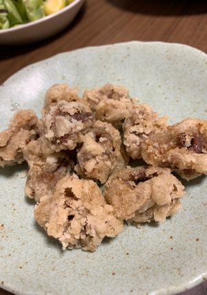 簡単おつまみ☆砂肝唐揚げ！味付け塩のみ-レシピのメイン写真