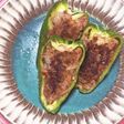 我が家のピーマンの肉詰め