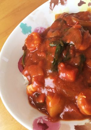 ♡野菜がとれる海老バターカレー♡-レシピのメイン写真