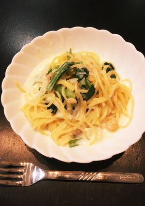 お鍋一つdeクリームパスタ☆水つけパスタ-レシピのメイン写真