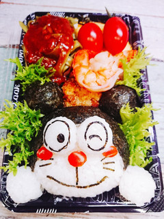 ミッキーになりきるドラえもん♪キャラ弁♪-レシピのメイン写真