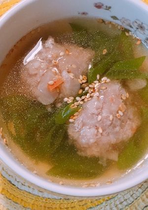 白だしで作る、テールスープ風肉団子スープ-レシピのメイン写真