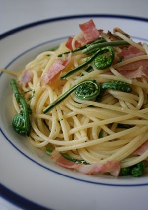 こごみのパスタ-レシピのメイン写真