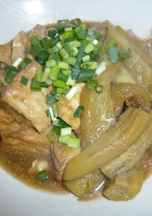 なすと厚揚げのごま煮-レシピのメイン写真