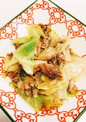 鯖缶キャベツ炒め#栄養#肝臓#時短#美肌-レシピのメイン写真