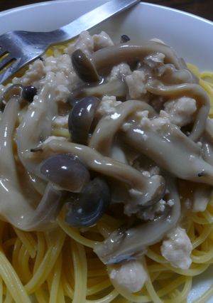 ブナシメジパスタ-レシピのメイン写真