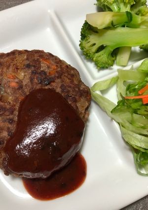 ママの味 美味しい簡単基本のハンバーグ-レシピのメイン写真