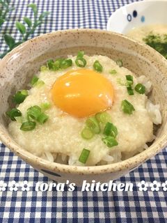 白だし味噌de簡単☘️最強とろろ飯-レシピのメイン写真