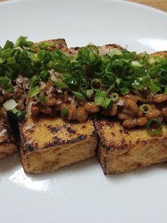 厚揚げの納豆乗せ-レシピのメイン写真