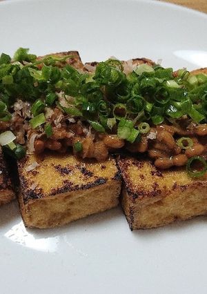 厚揚げの納豆乗せ-レシピのメイン写真