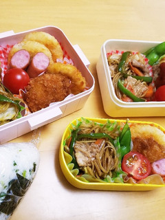 休みの日は簡単弁当。-レシピのメイン写真