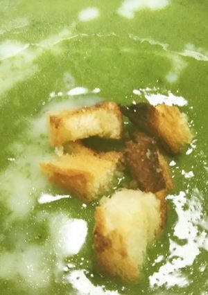 シチューのもとで簡単ほうれん草スープ-レシピのメイン写真