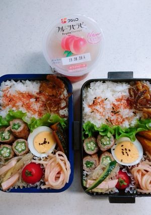 ☆高校生娘と私のお弁当☆38-レシピのメイン写真