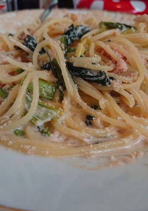 ☆おもいつきたらこパスタ-レシピのメイン写真
