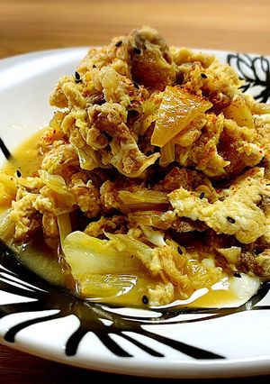 牛丼アレンジ☆キャベツと油揚げの煮物-レシピのメイン写真