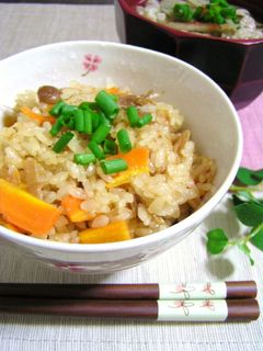 バター風味✿ツナとなめたけの炊き込みご飯-レシピのメイン写真