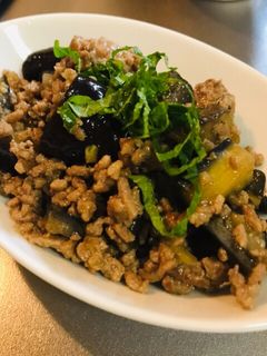 なすとひき肉の和風そぼろ煮。-レシピのメイン写真