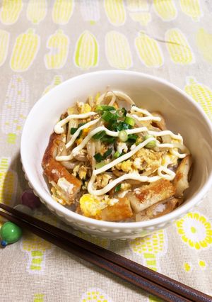 節約ひとり飯♡もやしと卵の中華味丼-レシピのメイン写真