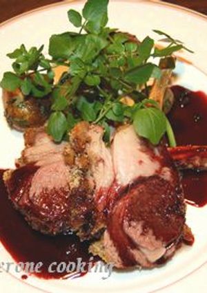 ラムラックのロースト香草パン粉風味-レシピのメイン写真
