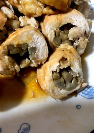 簡単鶏むねのゴボウ巻き-レシピのメイン写真