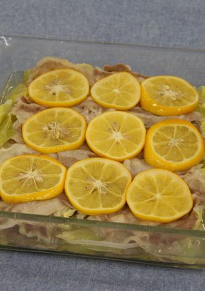 キャベツと豚バラのレモン蒸し-レシピのメイン写真