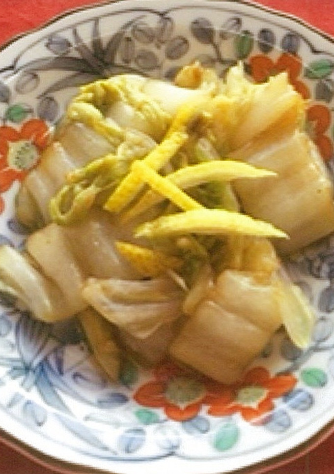 白菜のしょうが味ぽん酢漬け-レシピのメイン写真