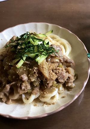 生姜肉味噌うどん-レシピのメイン写真