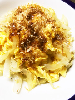 新玉たまご♡おかか醤油で-レシピのメイン写真