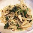 もやしときのこのマヨ醤油