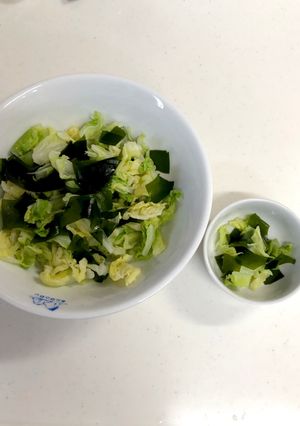 【幼児食】取分けOK 簡単キャベツサラダ-レシピのメイン写真
