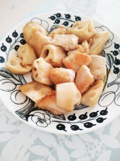 簡単♪れんこんと鶏胸肉の甘酢炒め-レシピのメイン写真
