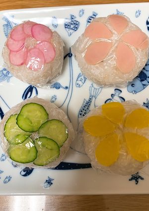 野菜の手鞠寿司-レシピのメイン写真