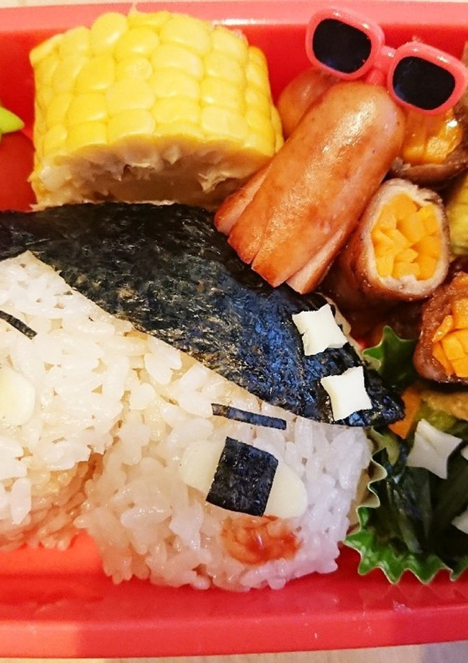 幼稚園のお弁当第34段!!おしり探偵♪-レシピのメイン写真