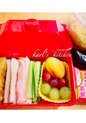 簡単冷やし中華弁当-レシピのメイン写真